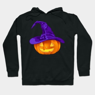 A Short Witchy Pumpkin (Black) Hoodie